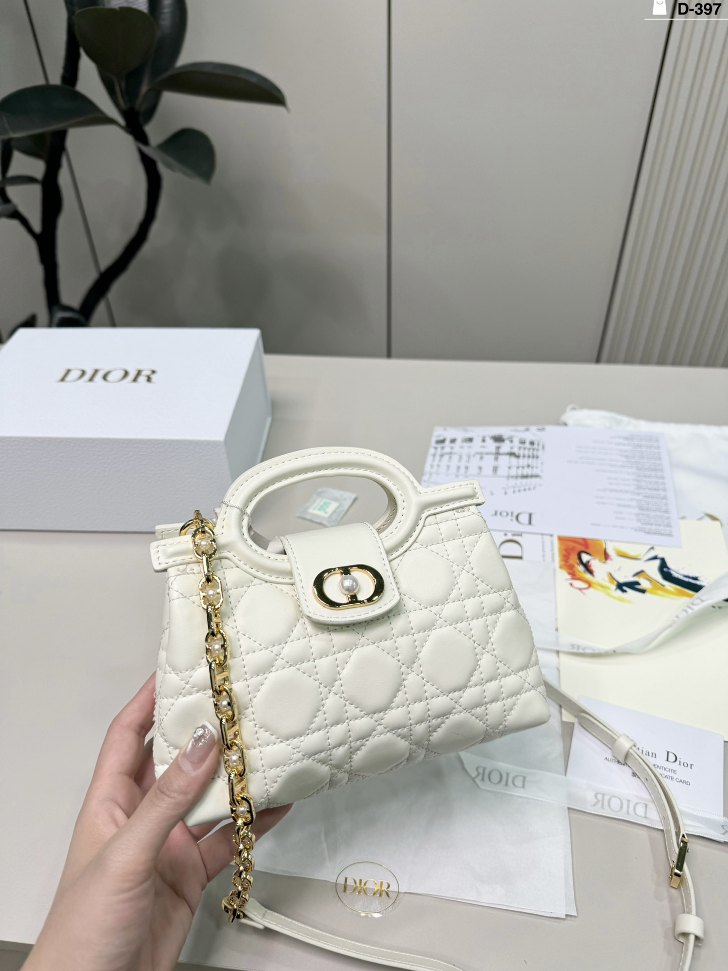 Dior Jolie Top Handle Bag - Image 9