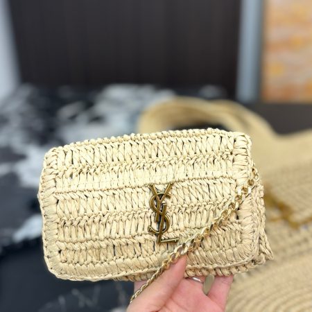 YSL Braided Tote Bag - Image 3