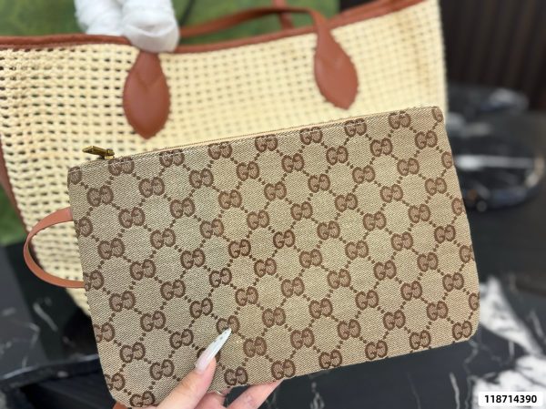 Gucci Straw Bag