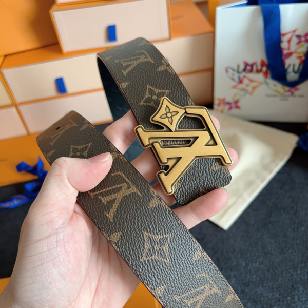 LV Flower 40MM Reversible Belt Men's Belt