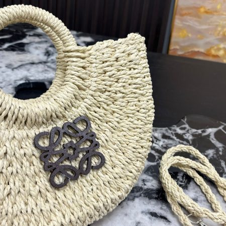 Loewe Anagram Basket Woven Shopping Bag - Image 6