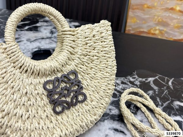Loewe Anagram Basket Woven Shopping Bag