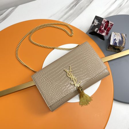 YSL Kate 24cm Crocodile Pattern Bag - 10A - Image 4