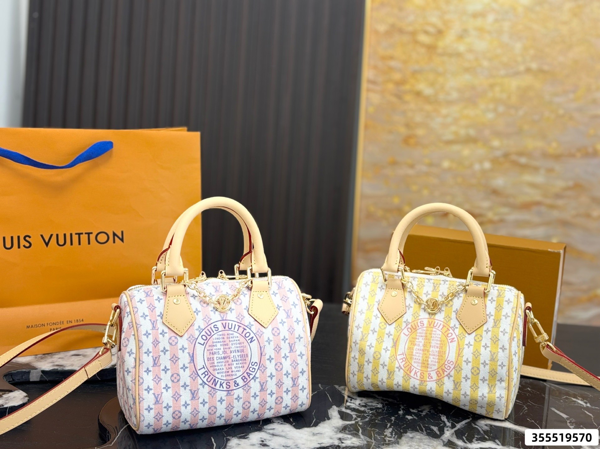 LV Speedy Soft 20 Pillow Case - Image 1