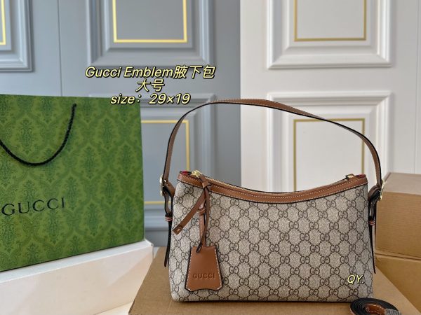 Gucci GG Emblem Small Shoulder Bag