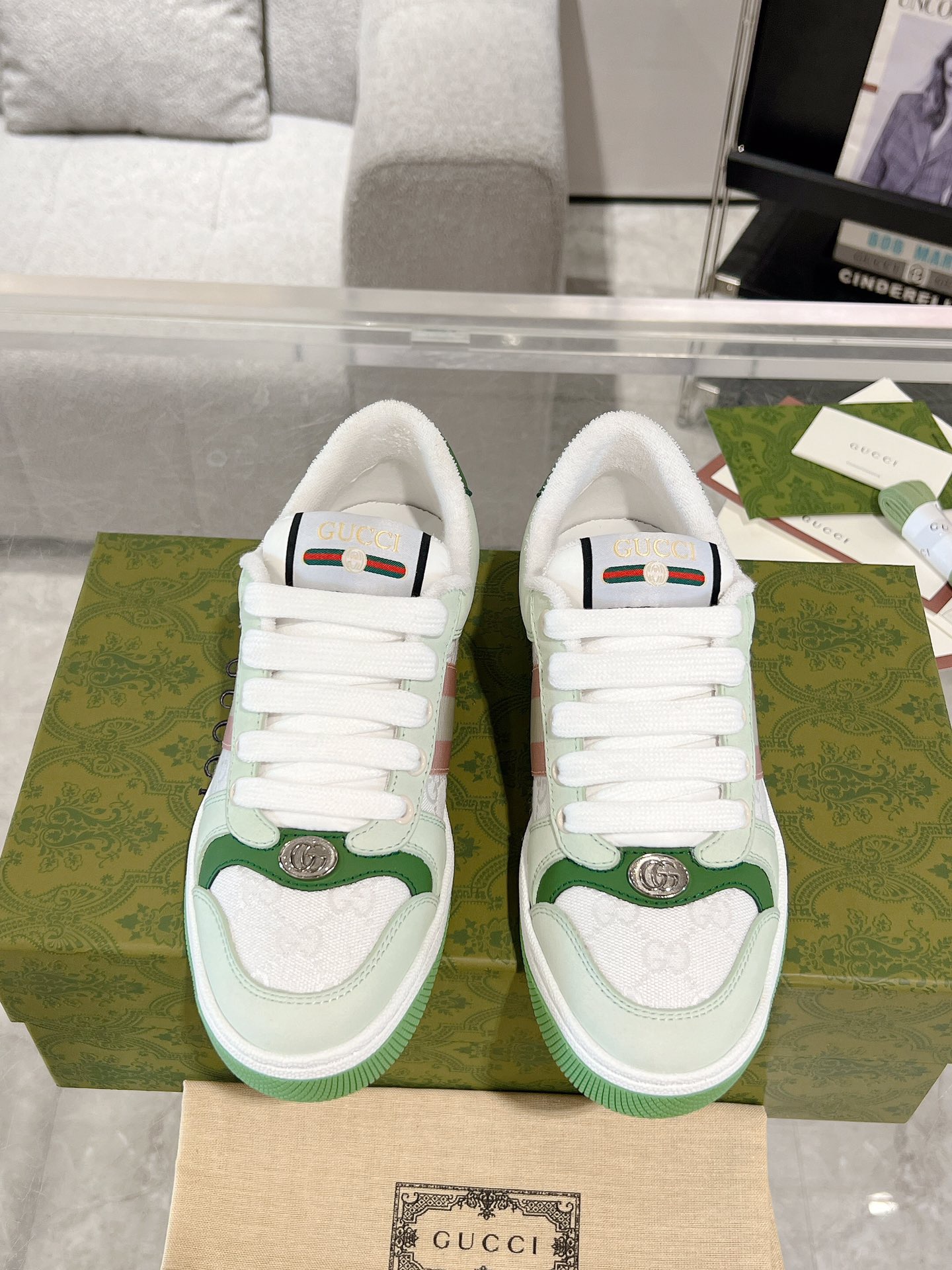 Gucci GG Canvas Sneakers - Image 2
