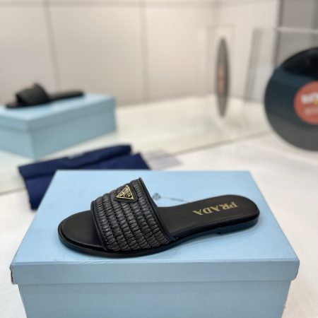 Prada Triangle-logo Sandals - Image 4