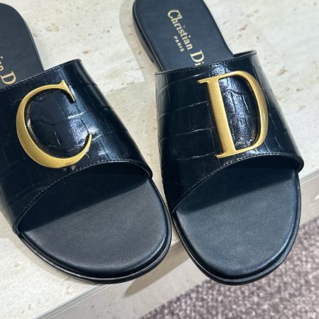 Dior CD Logo Slides Sandals - Image 11