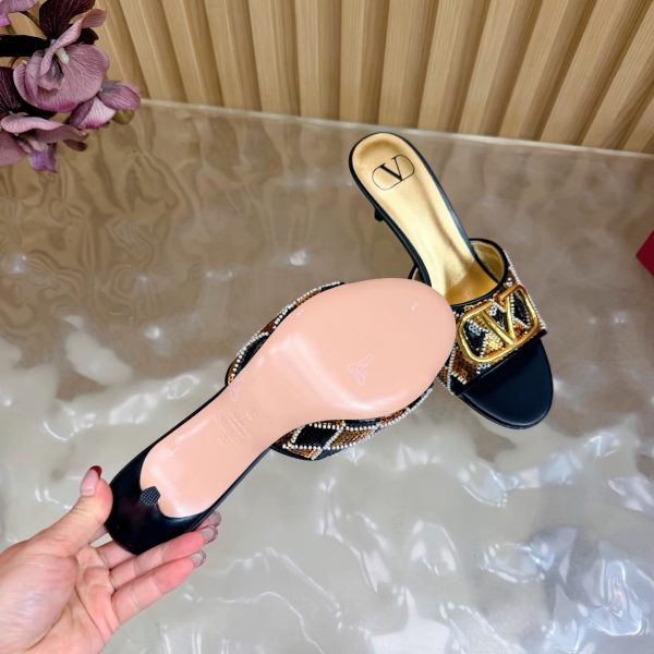 Valentino Women VLogo Slide Pumps