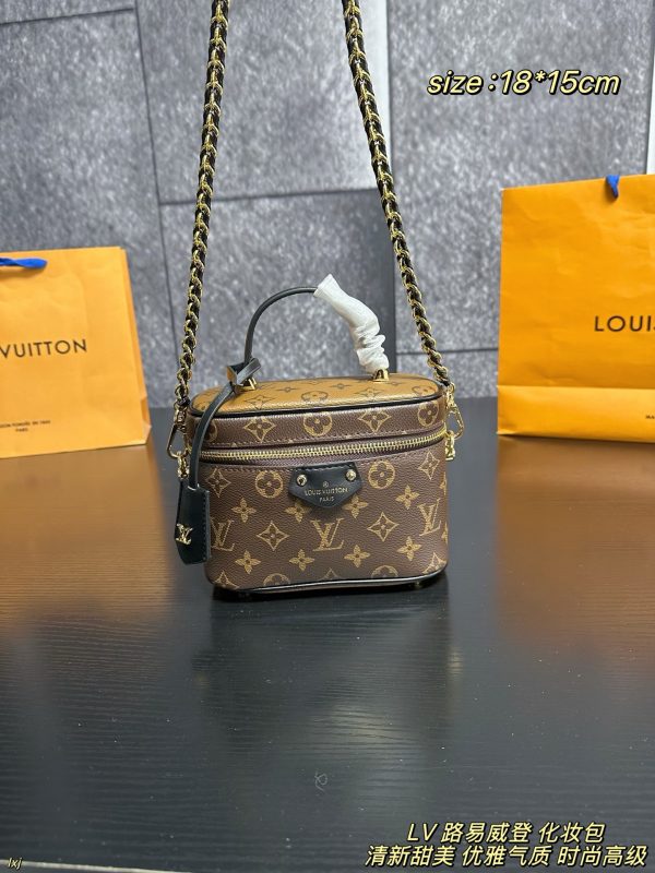 LV Vanity Chain Pouch Monogram Bag