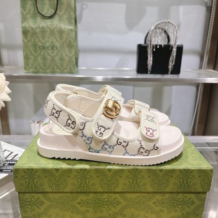 Gucci Double G Sandals - Image 8