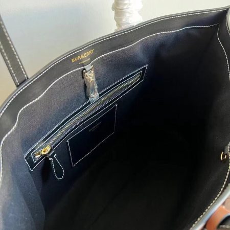 Burberry Medium Check Tote - Image 8