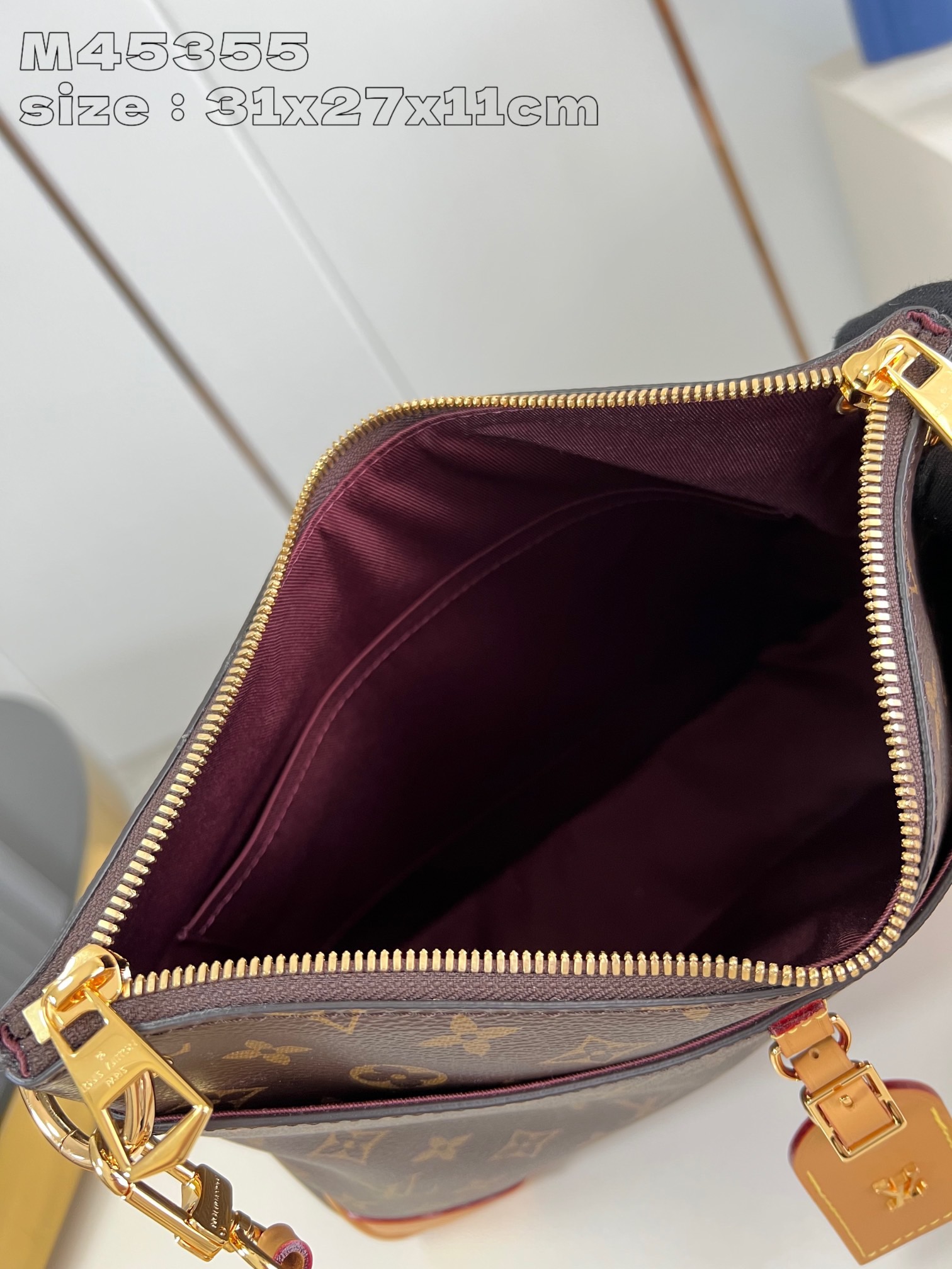 LV Monogram Large Odeon Bag Top Quality - Image 9