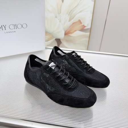 Jimmy Choo Sunny F Lace Sneakers - Image 5