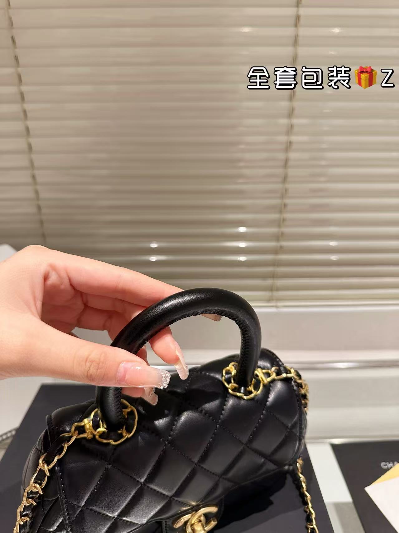 Chanel Matelasse Vintage Top Handle Bag - Image 6