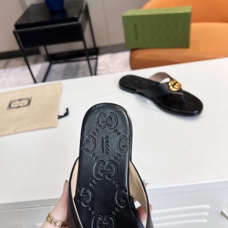 Gucci Interlocking G Thong Sandals - Image 12