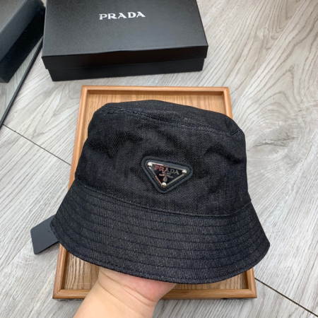 Prada Cotton Printed Fisherman's Hat Sunhat - Image 4