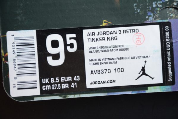 Air Jordan 3 Retro Seoul Korea AV8370-100