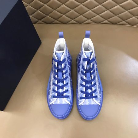 Dior B23 Oblique High Top Shoes white T004801-1069 - Image 2