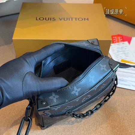 LV Mini Soft Trunk Monogram Eclipse Bag - Image 9