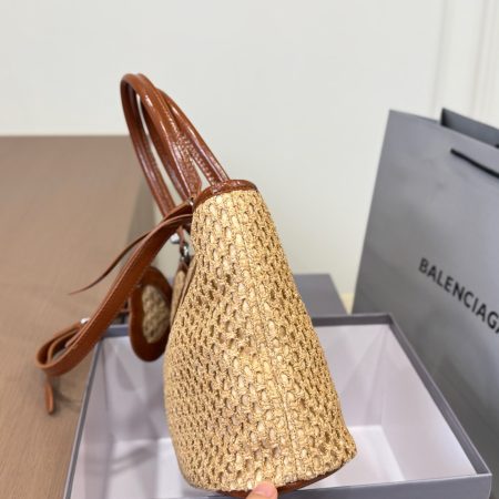 Balenciaga Straw Tote Bag - Image 4