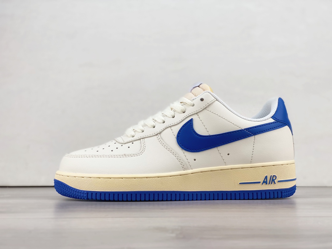 Nike Air Force White Blue - Image 2