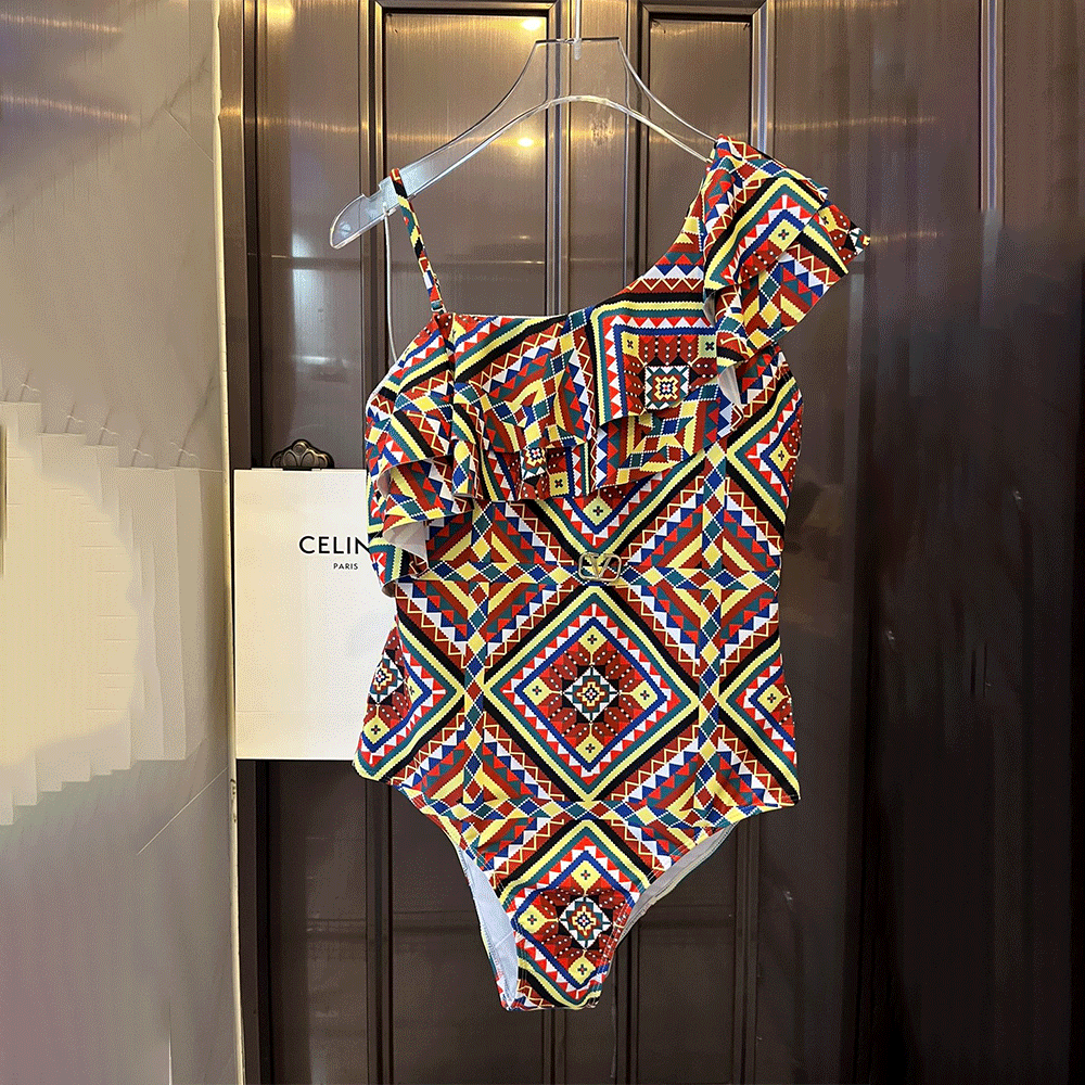 Valentino  Check One-piece Swimsuit   Swimwear - Image 1