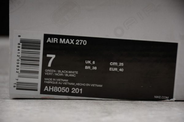 NIKE AIR MAX 270 MEDIUM OLIVE AH8050-201