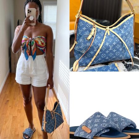 LV Shoes & Bag Set