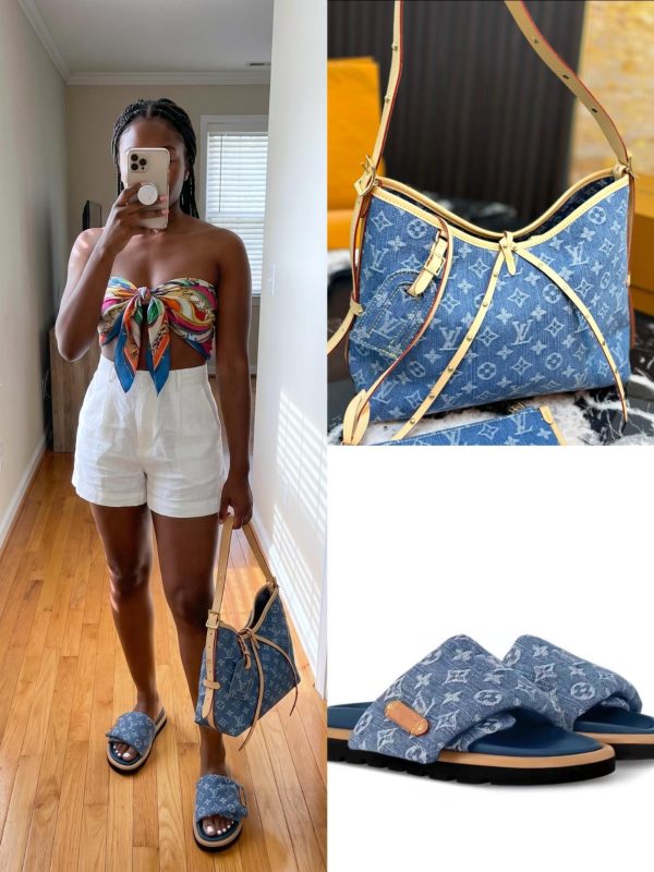 LV Shoes & Bag Set