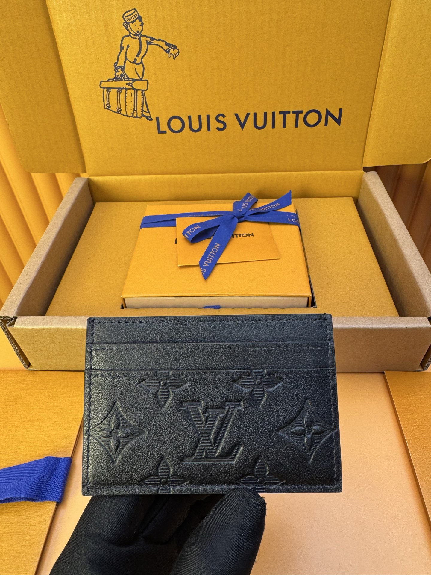 LV Double Card Holder - Image 1