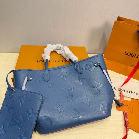 LV Neverfull MM Monogram Empreinte Bag - Image 7
