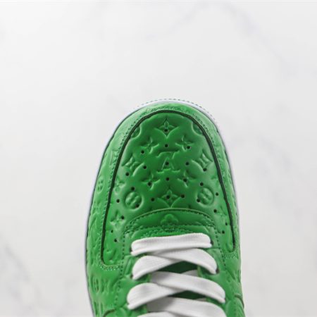 LV x Nike Air Force 1'07 LV8 Low "Green/white/LV Monogram" - Image 3