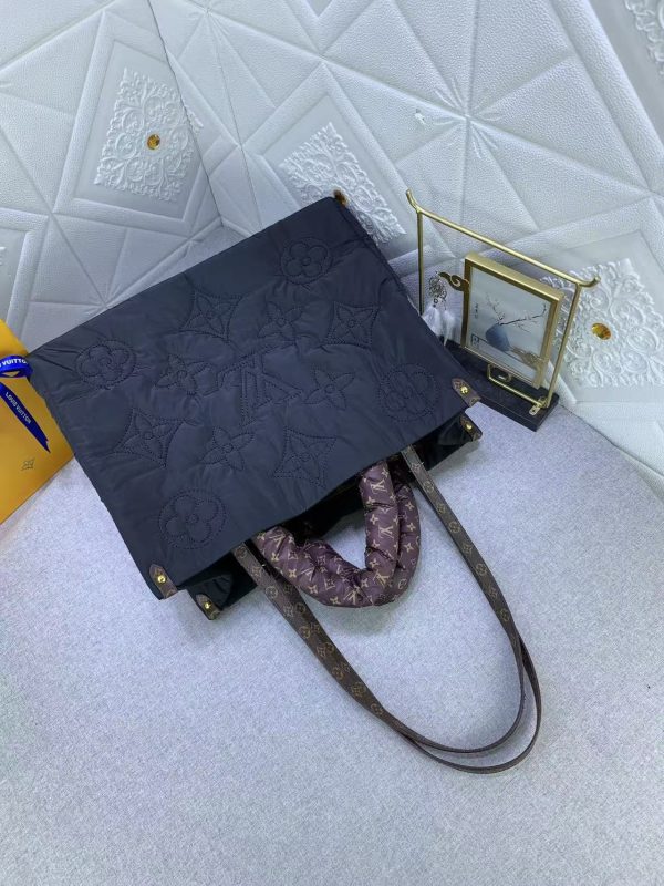 LV Econyl Monogram Pillow OnTheGo Tote Bag Mirror Version