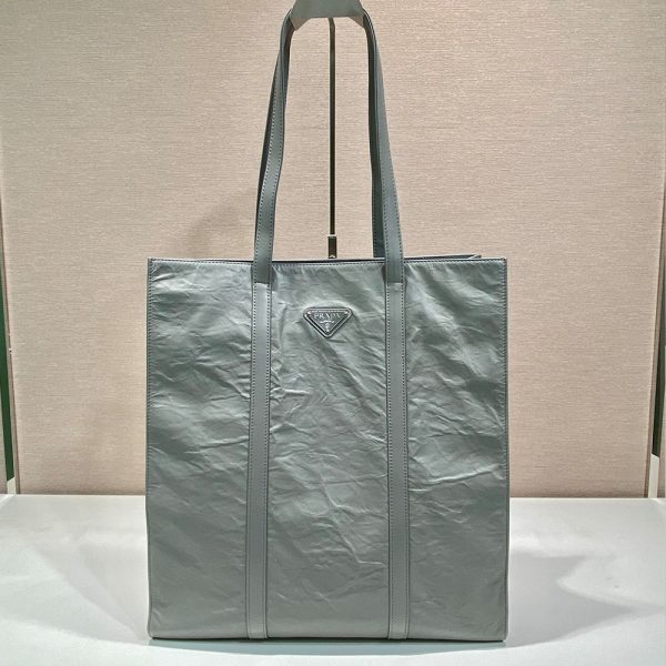 Prada Small Antique Nappa Leather Tote