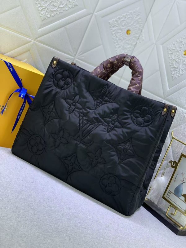 LV Econyl Monogram Pillow OnTheGo Tote Bag Mirror Version