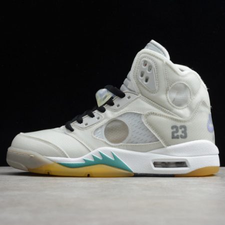 Off-White Air Jordan 5 white green purple CT8480-105 - Image 17