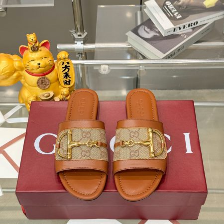 Gucci Horsebit Women Bulk Slide Sandals - Image 3