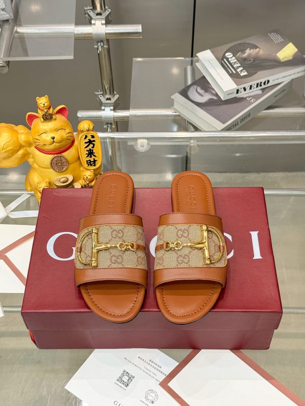 Gucci Horsebit Women Bulk Slide Sandals