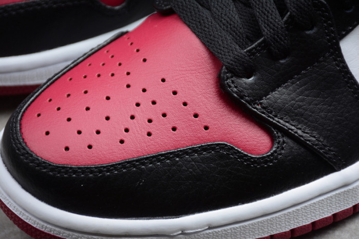 Air Jordan 1 MID bred toe 554724-066 - Image 14