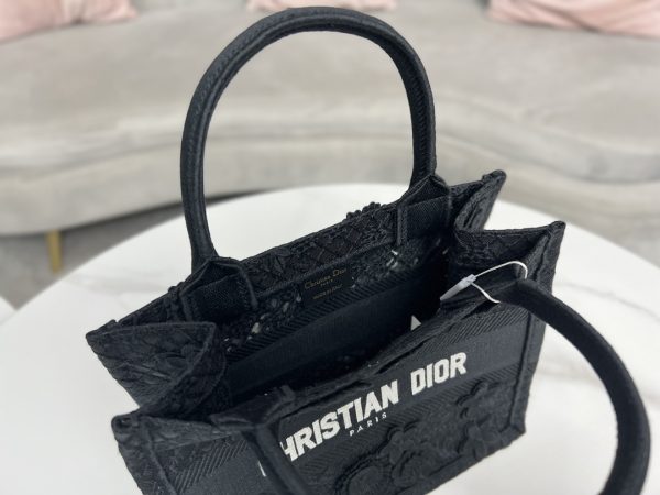Dior Book Tote Small D-Lace Macrame
