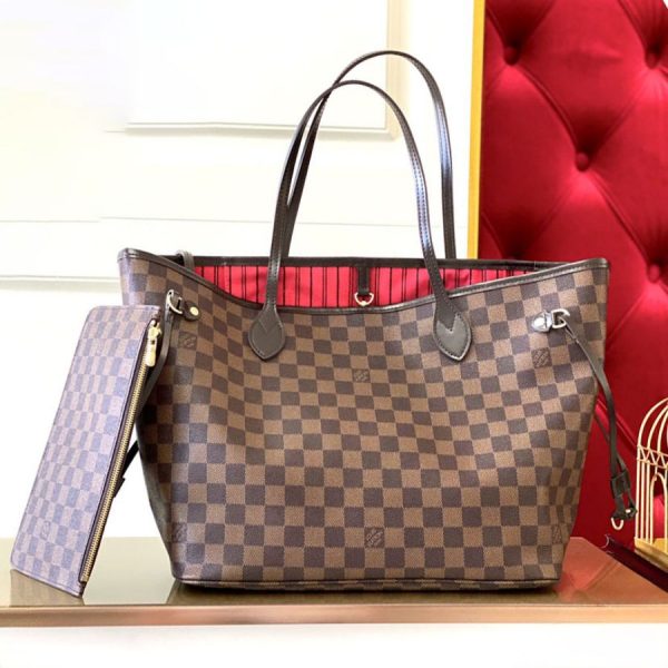 LV Neverfull Monogram Damier Totebag