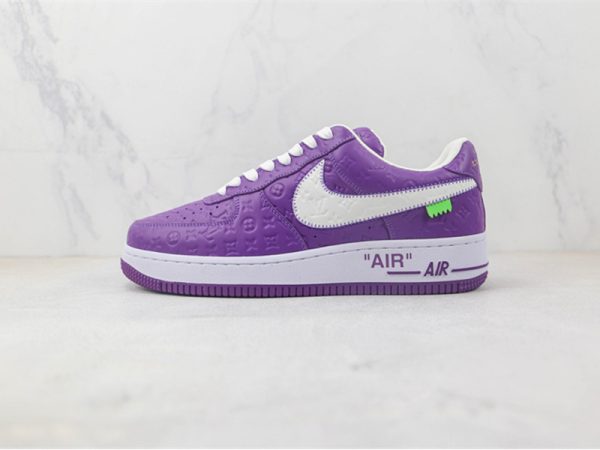 LV x Nike Air Force 1'07 LV8 Low "Purple/white/LV Monogram"
