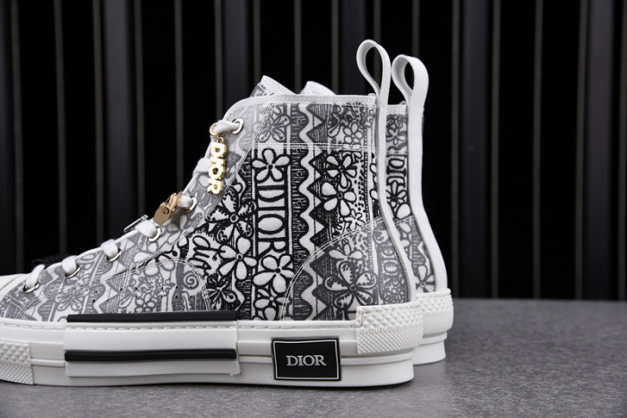 Dior B23 OBLIQUE HIGH TOP Shoes T00853H072 - Image 8
