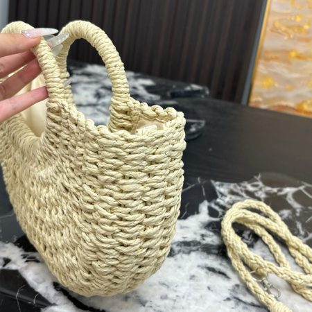 Loewe Anagram Basket Woven Shopping Bag - Image 8