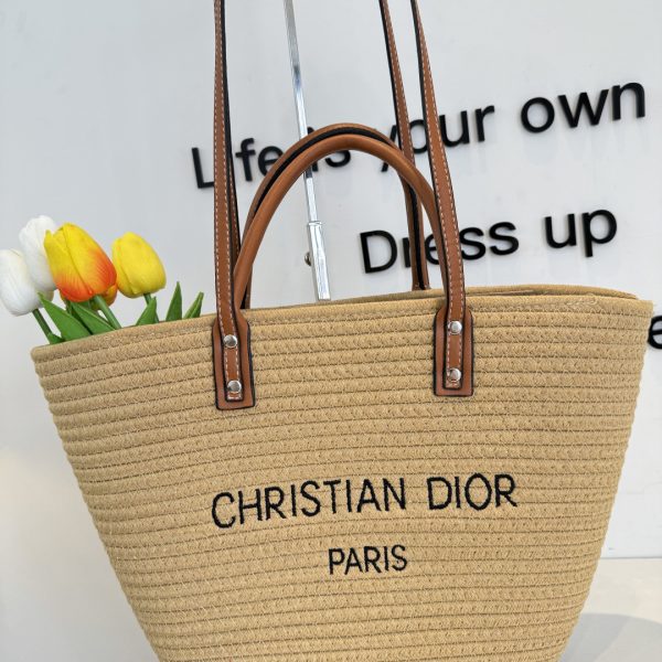 Dior Straw Bag