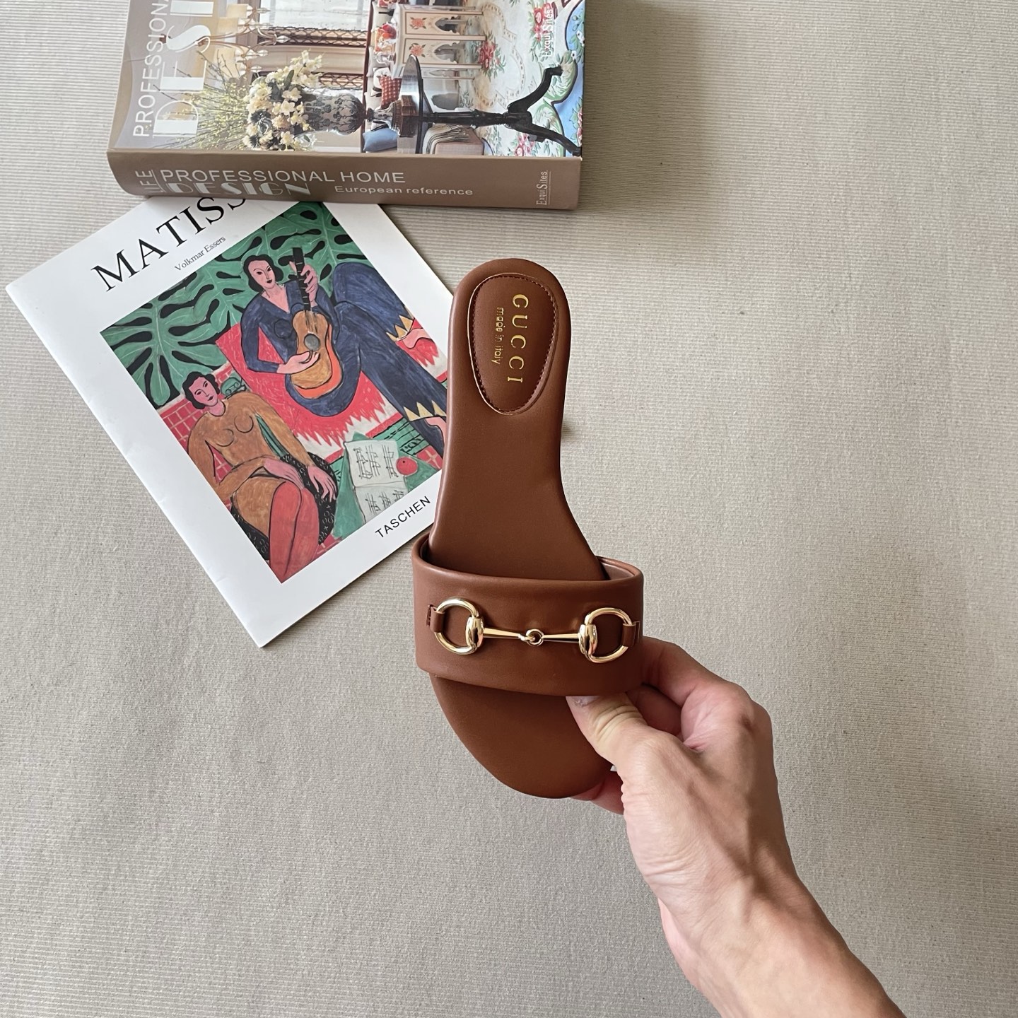 Gucci 26P Horsebit Flat Sandals - Image 8
