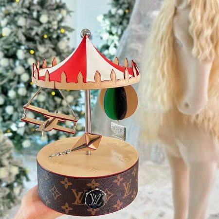 Christmas Gift: Louis Vuitton Airplane Rotating Music Box