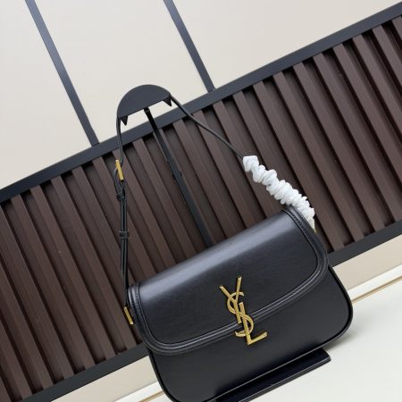 YSL Caviar Black Quilted Handbag