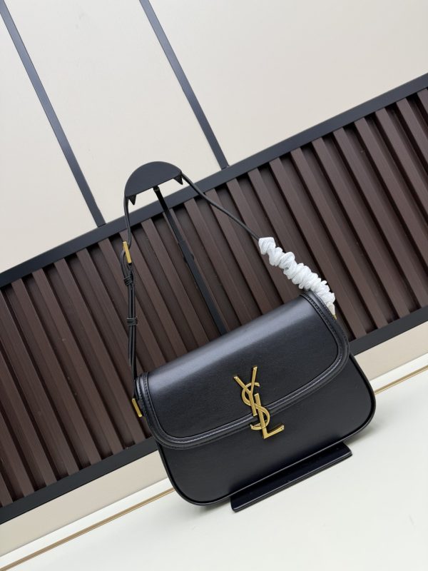 YSL Caviar Black Quilted Handbag